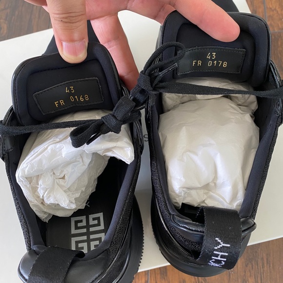 givenchy shoes Men sneakers  Black 43 / 10US - Picture 8 of 10